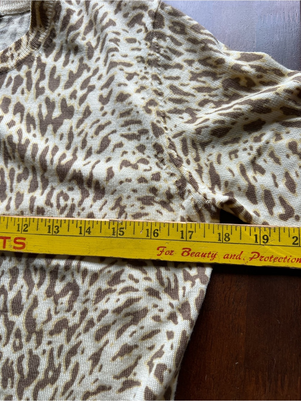 Vintage J. Crew Women's Leopard Print Wool Cardigan  - M - Picture 5 of 8